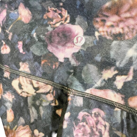 Lululemon Wunder Under High-Rise 28" Leggings Floral Print Size 6 - Picture 4 of 5